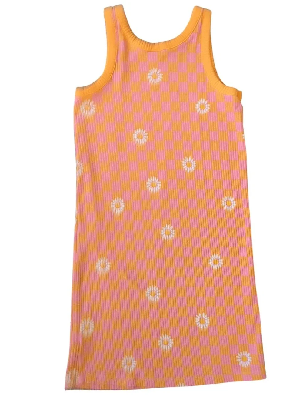Old Navy Daisy Printed Ribbed Tank Dress (SizeM/8)
